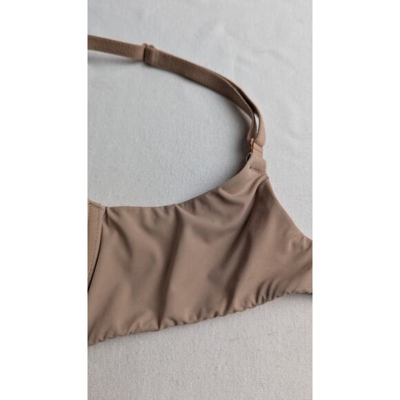 Lot 2 Victoria's secret Bra's muted purple and beige both 32D T shirt pushup EUC - Picture 10 of 13